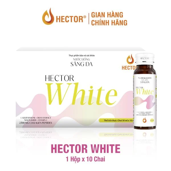 NƯỚC ĐÔNG TRÙNG HẠ THẢO HECTOR WHITE - HỘP ( 10 CHAI)